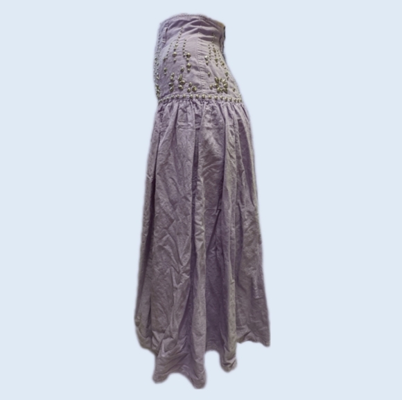 SOLD - Lavender Western Midi Skirt VTG S - Picture 4 of 9